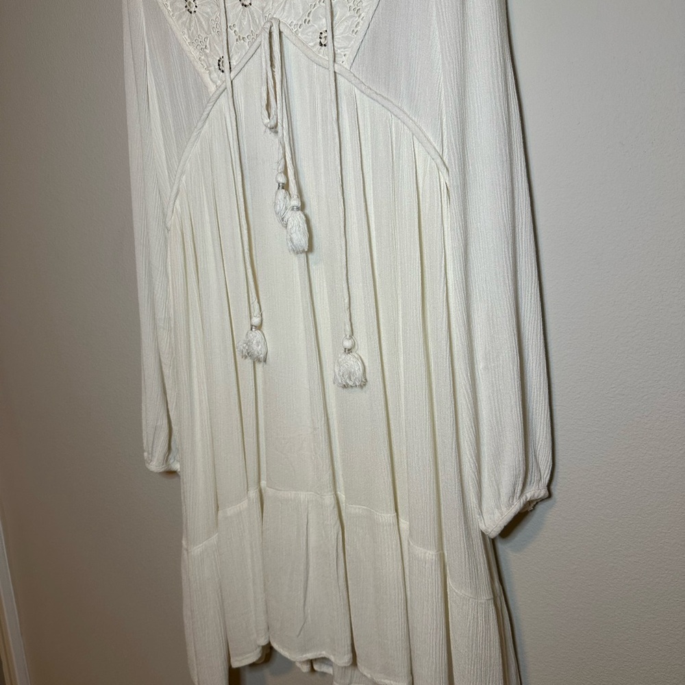 Knox Rose Cream Long Sleeve Dress with Embroidery - Picture 7 of 12